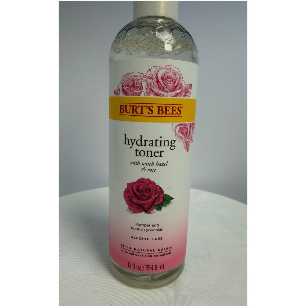 Burt's Bees Hydrating Toner with Witch Hazel & Rose Alcohol Free 12oz 354.8mL